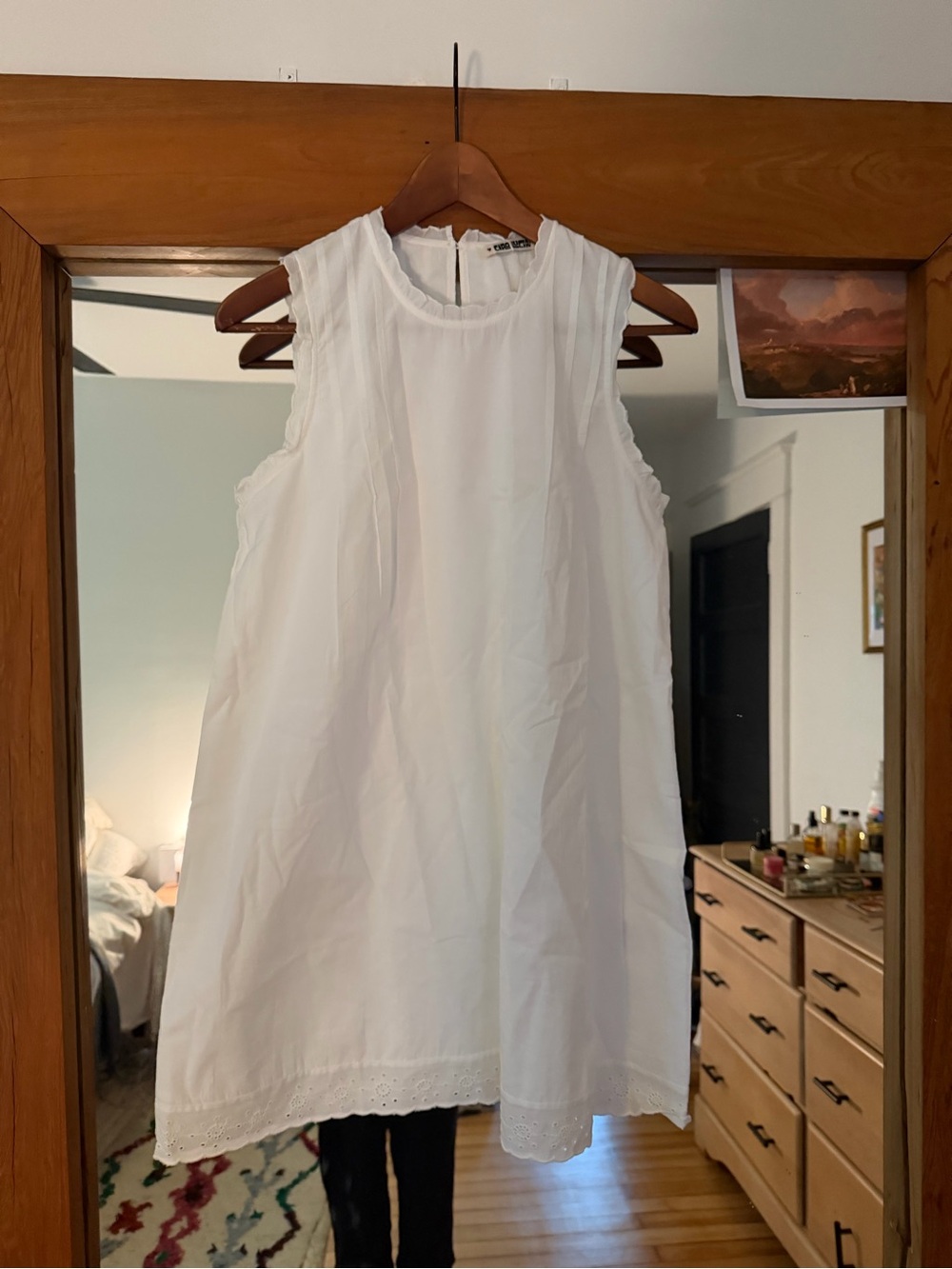 Ciao Lucia EBBA WHITE EMBROIDERED COTTON DRESS - Picture 2 of 9
